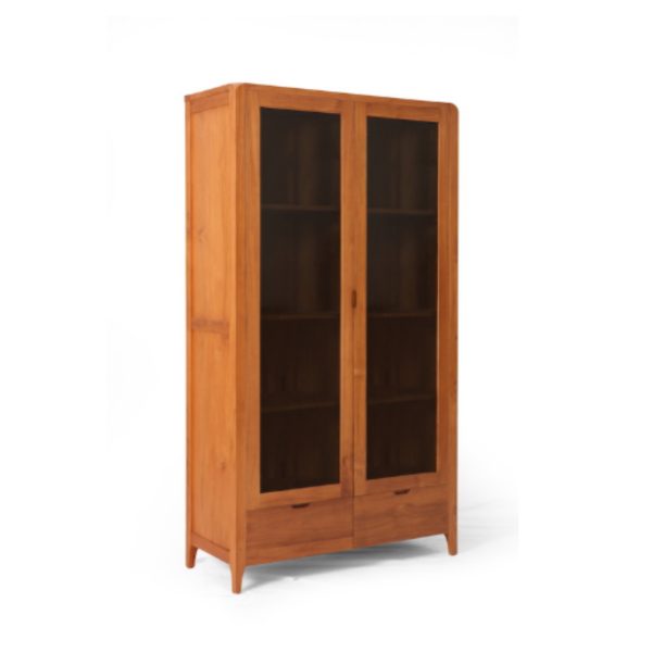 Teak Glass cabinet, Display Cabinet , Living Room Furniture